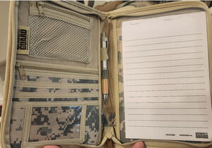 US National Guard ACU Camo Organizer Padfolio – Used Excellent Condition